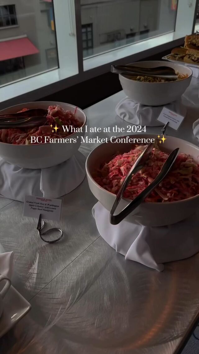 So many delicious food finds at the 2024 BC Farmers’ Market conference! 🤤💛

What’s your favourite food/dish that you had? Comment down below! 👇